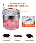 Moonshine Still 5 Gal Stainless Steel Alcohol Distiller Kit