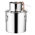 Moonshine Still 5 Gal Water Alcohol Distiller Brewing Kit Stainless Steel