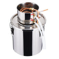 Moonshine Still 5 Gal Stainless Steel Alcohol Distiller Kit