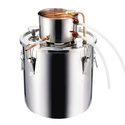 Moonshine Still 8 Gal Water Alcohol Distiller Brewing Kit Stainless Steel