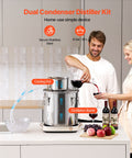 Moonshine Still 8 Gallon Stainless Steel Alcohol Distiller Kit