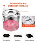 Moonshine Still 8 Gal Stainless Steel Water Alcohol Distiller Kit