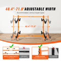 Freestanding Kayak Storage Rack, Kayak Stand for 4 Kayak Canoe Paddleboard, Heavy-duty Steel Kayak Hanger Holder with Padded Arms and Adjustable Width, 100 kg Max Load, for Indoor Outdoor Garage