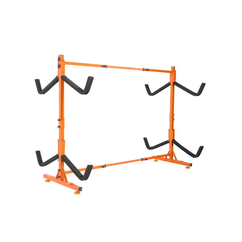 Kayak Storage Rack 4 Kayak Stand Heavy Duty Steel Padded 100kg