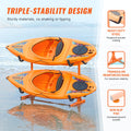 Kayak Storage Rack 4 Kayak Stand Heavy Duty Steel Padded 100kg