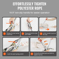 3/4 Ton Rope Puller Winch 30m 15mm Come Along 2 Hook Heavy Duty