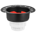 PVC Freestanding Bath Drain Kit 2 Brass Tail Pipes Adapter