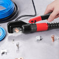 Hydraulic Crimper Tool 9 Dies AWG12-2/0 Battery Lug Copper Aluminum