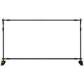 Telescopic Backdrop Banner Stand 8ft Adjustable Retractable Carry Bag