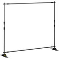 Telescopic Backdrop Banner Stand 8ft Adjustable Retractable Carry Bag