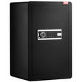 3.5cu.ft Safe Box Single Door Key Lock Password LED Light 2 Shelves