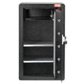 Safe Box 4.0 cu.ft Single Door Fireproof Key Lock Password Black