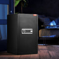Safe Box 4.0 cu.ft Single Door Fireproof Key Lock Password Black