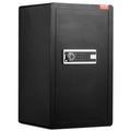 Safe Box 4.0 cu.ft Single Door Fireproof Key Lock Password Black