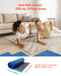 Laminate Flooring Underlayment 37.2m² 3mm Vapor Barrier Soundproof