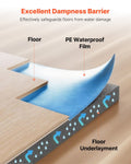 Laminate Flooring Underlayment 37.2m² 3mm Vapor Barrier Soundproof
