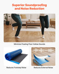 Laminate Flooring Underlayment 37.2m² 3mm Vapor Barrier Soundproof