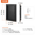 BBQ Access Door 415x570mm Stainless Steel Flush Mount