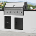 BBQ Access Door 415x570mm Stainless Steel Flush Mount