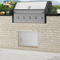 BBQ Access Door 610x432mm Stainless Steel Flush Mount Handle