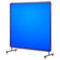 Welding Screen 1.74x1.74m Frame Flame-Resistant Blue UV Protection