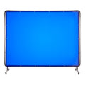 Welding Screen Frame 1.74x2.34m Blue Flame-Resistant UV Protection