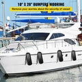 4x Ribbed Boat Fenders 28