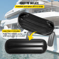 4x Ribbed Boat Fenders 28
