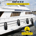 4x Ribbed Boat Fenders 28