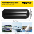 4x Ribbed Boat Fenders 28