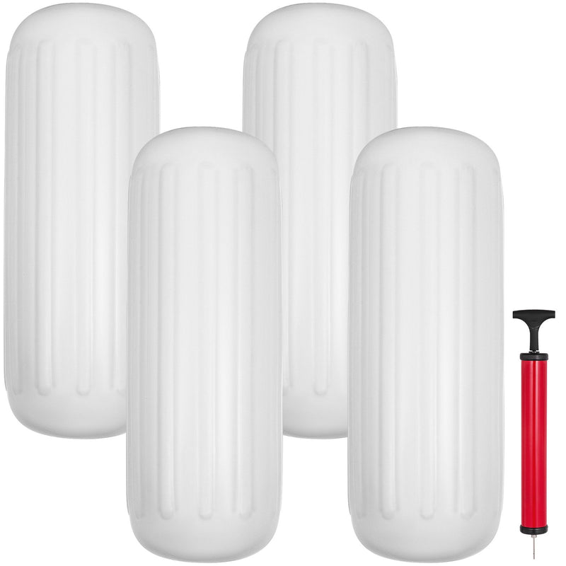 4x Ribbed Boat Fender 10