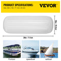 4x Ribbed Boat Fender 10