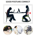 Ergonomic Kneeling Chair Heavy Duty Better Posture Kneeling Stool Office Chair Home for Body Shaping Relieveing Stress Meditation Desk Computer Kneeling Stool Chair