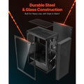Mid-Tower ATX PC Gaming Case Computer Case Box with 3 x 120 mm ARGB Fans