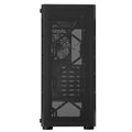VEVOR Mid-Tower ATX Gaming Case 3x120mm ARGB Fans Black