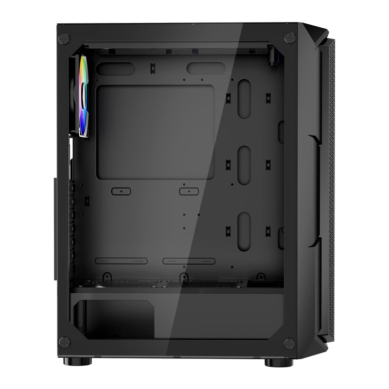 VEVOR Mid-Tower ATX Gaming Case 4x120mm ARGB Fans Computer Box
