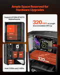 VEVOR Mid-Tower ATX Gaming Case 4x120mm ARGB Fans Computer Box