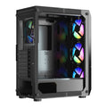 VEVOR Mid-Tower ATX Gaming Case 4x120mm ARGB Fans Computer Box