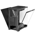 VEVOR PC Gaming Mid-Tower Case ATX 2 Fans Tempered Glass