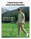 Metal Detector 152.4mm IP68 Waterproof LCD Gold Search 650-930mm