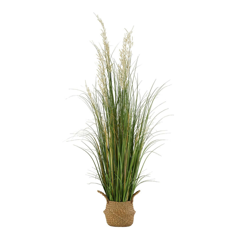 Artificial Grass Plant 1194mm Reed Flower Pot Indoor Outdoor Green
