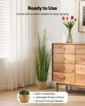 Artificial Grass Plant 1194mm Reed Flower Pot Indoor Outdoor Green
