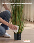 Artificial Grass 2 Pack 1194mm Horsetail Reed Faux Plant Pot