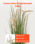 Artificial Grass Plant 2 Pack 1499mm Horsetail Reed Potted Greenery