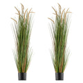 Artificial Grass Plant 2 Pack 1499mm Horsetail Reed Potted Greenery