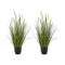 Artificial Grass Plant 2 Pack 889mm Cattail Faux Greenery Pot