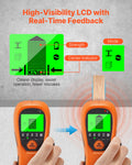 Stud Finder 5 in 1 Wall Scanner Electronic Detector LCD Display Alarm