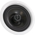165.1 mm in Ceiling Speakers, 150-Watts, Flush Mount Ceiling & in-Wall Speakers System with 8ΩImpedance 89dB Sensitivity, for Home Kitchen Living Room Bedroom or Covered Outdoor Porches, Single