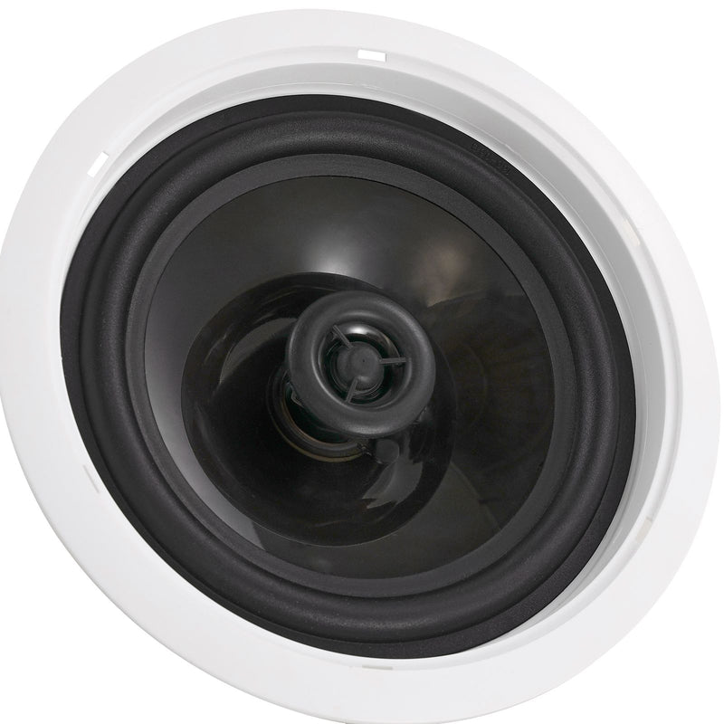165.1 mm in Ceiling Speakers, 150-Watts, Flush Mount Ceiling & in-Wall Speakers System with 8ΩImpedance 89dB Sensitivity, for Home Kitchen Living Room Bedroom or Covered Outdoor Porches, Single