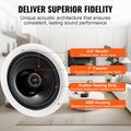 165mm 150W Ceiling Speakers Flush Mount 8Ω 89dB Single